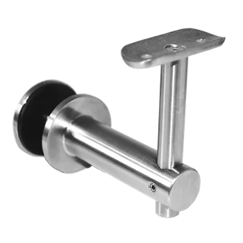 Držák madla pevný na trubku ø 42,4 mm, broušená nerez K320 / AISI304