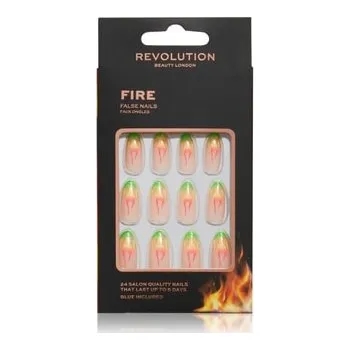 Přípravek na tvář REVOLUTION Flawless False Nails Fire Vyhlazovací kartáč