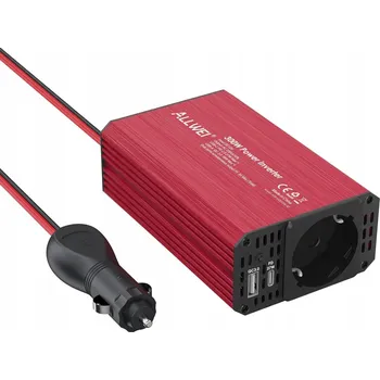 Měnič napětí MĚNIČ NAPĚTÍ AUTOMOBILOVÁ MĚNIČ NAPĚTÍ ALLWEI 300W INVERTOR DC12V NA 230V