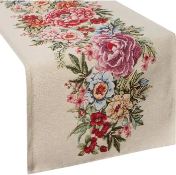 Prostěradlo GOBELÍNOVÝ UBRUS GRIA RŮŽOVÝ 45X140