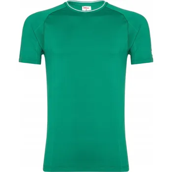 Pánské tričko Tenisové tričko Wilson Team Seamless Crew zelené S