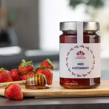 Včelařství Domovina Med kaštanový Hmotnost: 400 g