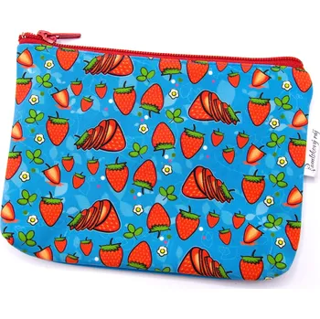 Kosmetická taška Pamlskový Ráj Univerzální taštička - jahoda Vyberte barvu: světle modrá