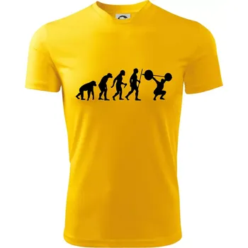 Chlapecké tričko Evolution fitness - Dětské triko sportovní (dresovina) - 122 cm/6 let ( Žlutá )