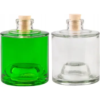 Sklenice Láhev VĚŽ SPODEK 250 ml na whisky, likéry, stohovatelná, na víno, oleje + korek