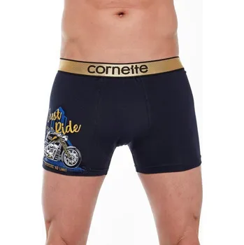 Pánská móda Cornette boxerky HE 508/147 - tm. modrá, XL (Pánské boxerky Cornette High Emotion)