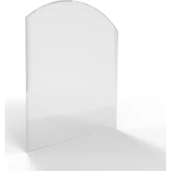 Sklo pod kamna - FLAMINGO Oblouk 1000x1200 mm, fazeta / R725 / 6 mm