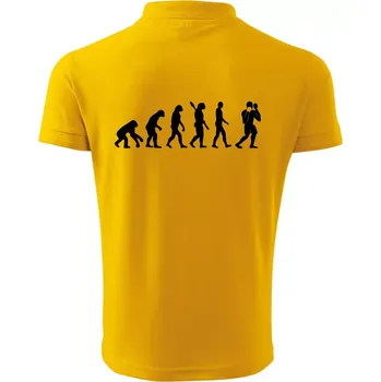 Pánská košile Evoluce box - Polokošile pánská Pique Polo 203 - S ( Žlutá )