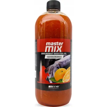 Návnadová surovina Master Mix Booster do zanęt XXL 1000ml Sépie & Pomeranč