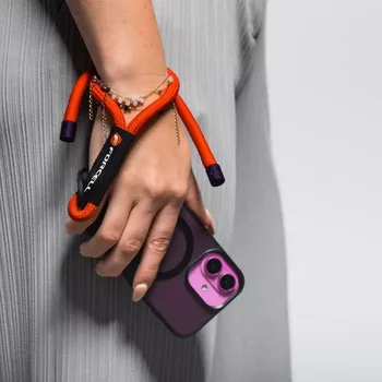 Pouzdro na mobilní telefon Šňůrka k mobilu na ruku Forcell R10X40 červená (Šňůrka k mobilu na ruku Forcell F-Design R10X40 – červená, s regulací délky, odolná a stylová)