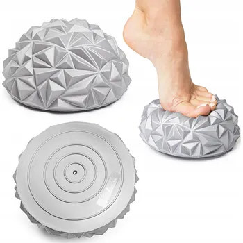 Masáž Masážní míček s ostny Pretorians 16 cm x 16 cm šedý