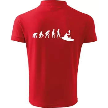 Pánská košile Evoluce kajak - Polokošile pánská Pique Polo 203 - L ( Červená )