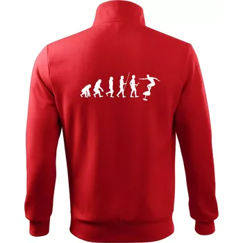 Pánská mikina Evoluce efoil - Mikina bez kapuce Adventure - S ( Červená )