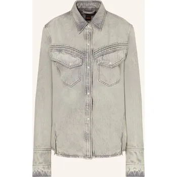 Dámský blejzr Boss Dámská Džínová Bunda, šedá, 34