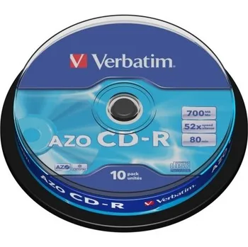 Optické médium CD-R Verbatim DATA VINYL 700MB SLIM 10 Ks 43426
