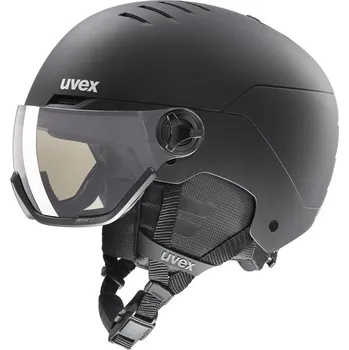 Lyžařská helma Uvex Wanted Visor Pro V S1-S3 Velikost: 58-61 black matt