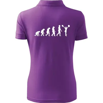 Evolution cheerleading - roztleskávačka - Polokošile dámská Pique Polo - 3XL ( Fialová )