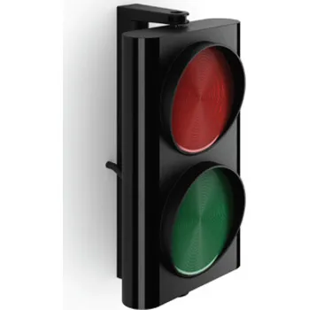 Semafor ø80 mm dvoukomorový, červená/zelená, 40xLED 120LUX, 24V, IP56