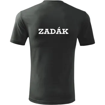 Grafitové tričko zadák - tričko na vodu - barva antracit - velikost S