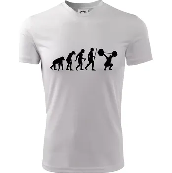 Chlapecké tričko Evolution fitness - Dětské triko sportovní (dresovina) - 122 cm/6 let ( Bílá )