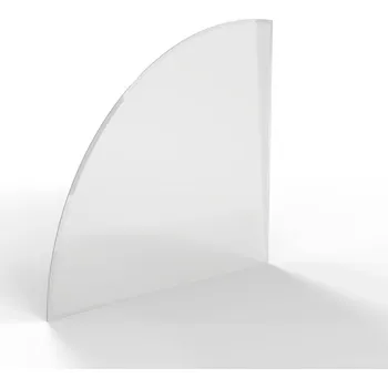 Sklo pod kamna - FLAMINGO Výseč 1000x1000 mm, fazeta / 6 mm