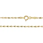 Luxur, Tonya, řetízek typu twist ve žlutém zlatě, délka 50 cm, 585-36-4-0007.0Z00.0.50.000.31