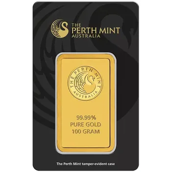 Perth Mint 100g investiční zlatý slitek