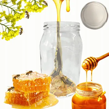 Sklenice Zavařovací Sklenice Wamar-Sosenka 900 ml skleněná bezbarvá na zavařování se šroubovacím uzávěrem fi82