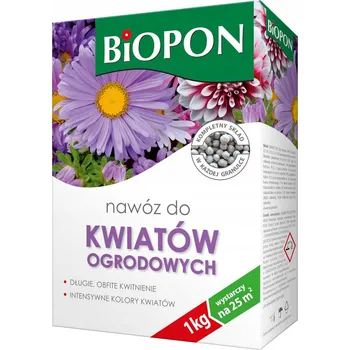 Hnojivo Hnojivo pro zahradní květiny Biopon granulované 1 kg