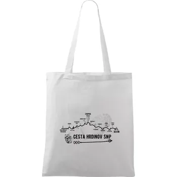 Profil Cesta hrdinov SNP - Taška bavlněná - 42 x 38 cm ( Bílá )