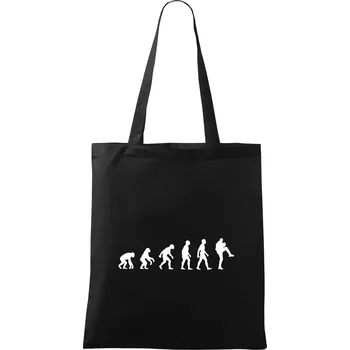 Evoluce baseball nadhazovač - Taška bavlněná - 42 x 38 cm ( Černá )