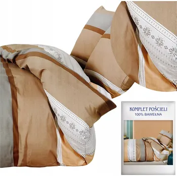 Povlečení Povlečení 200x220 Sada 3 dílů Bavlněný satén Stylové Aida