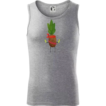 Ananas indián - Tílko pánské Core - 2XL ( Tmavě šedý melír )