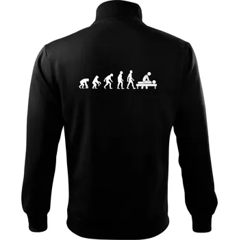 Pánská mikina Evoluce masáž - Mikina bez kapuce Adventure - 3XL ( Černá )