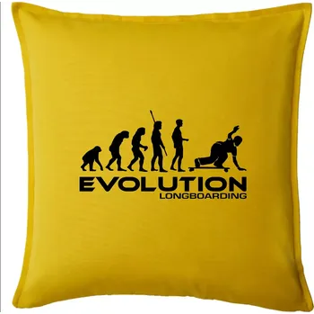 Polštář Evoluce longboard - Polštář 50x50 - 50x50 - Pouze potah ( Žlutá )