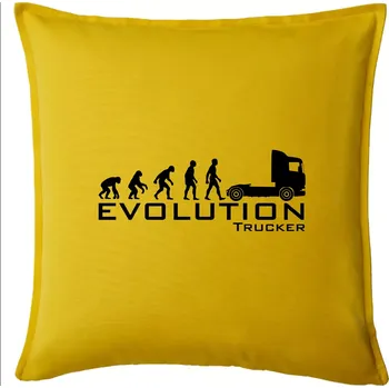 Polštář Evoluce trucker - Polštář 50x50 - 50x50 - Pouze potah ( Žlutá )