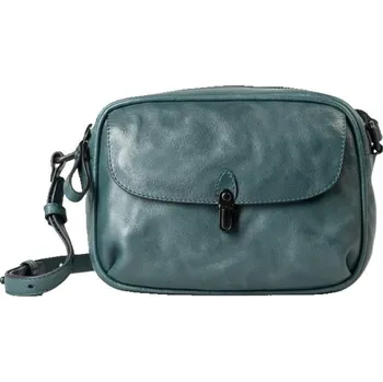 aunts & uncles Kožená kabelka přes rameno Mrs. Mint 40278-121 tmavě zelená