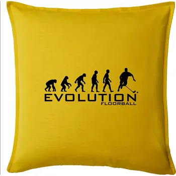 Polštář Evoluce Floorball - Polštář 50x50 - 50x50 - Pouze potah ( Žlutá )