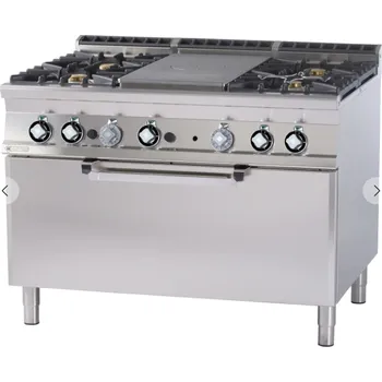 Sporák Sporák tálový kombinovaný s elektrickou troubou 3/1 TPF4-912GE RM GASTRO