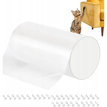 OCHRANNÁ KRYTKA FÓLIE NA POHOVKU KŘESLA PRO KOČKY ŠKRABADLO ROLKA 5Mx30cm