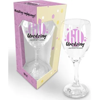 Sklenice Sklenička Happy Day 220 ml pink - 60. narozeniny