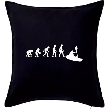 Polštář Evoluce kajak - Polštář 50x50 - 50x50 - Pouze potah ( Černá )