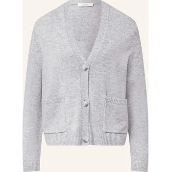 Dámský svetr Comma Dámský Pletený Kardigan, světle šedá, 46