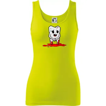 Dámské tričko Vytržený zoubek - Dámské tílko - XS ( Limetková )