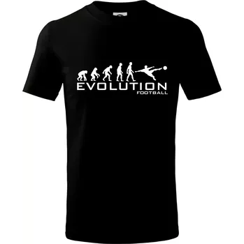 Evolution Football - Tričko dětské bavlněné - 98 cm / 2 roky ( Černá )