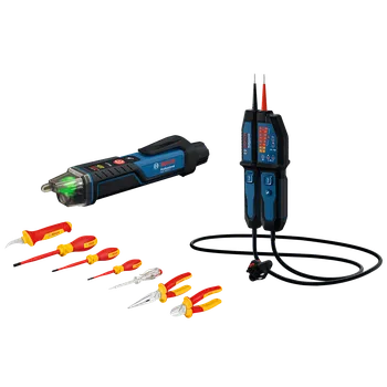 Sada nářadí Bosch Profesionální sada: GVT 1000-15 + GVD 1000-17 + Sedmidílná smíšená sada ručního nářadí VDE