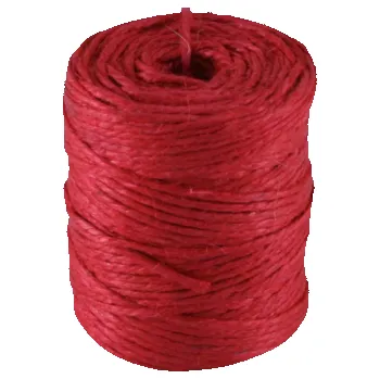 Stuha Jutový provázek Snöre Red 70 m