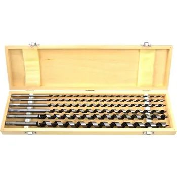 Vrták Sada hadovitých vrtáků do dřeva 8 dílná, balení obsahuje vrtáky: 8-22 mm / 460 mm