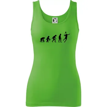 Dámské tričko Evoluce Badminton - Dámské tílko - 2XL ( Apple Green )