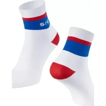 Pánské ponožky Force Stripe krátké ponožky bílá/modrá vel. S-M (EU 36-41)